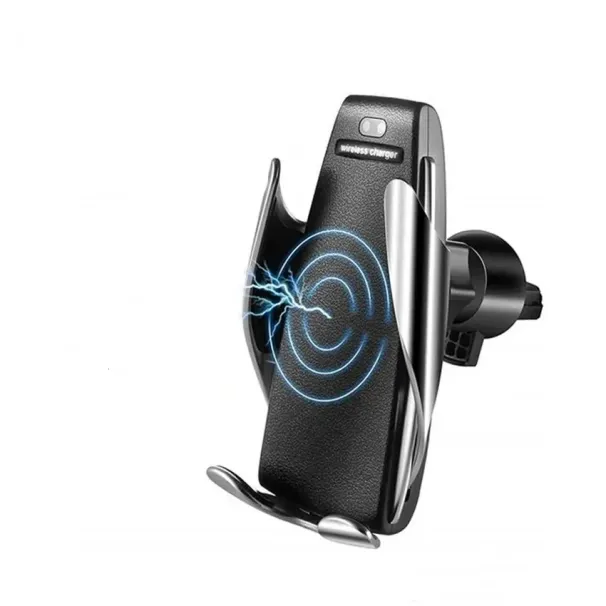 Topklasse automatische klem 10W Qi draadloze autolader met 360 graden draaibare ventilatiepoortinstallatie_voghion.com