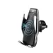 Topklasse automatische klem 10W Qi draadloze autolader met 360 graden draaibare ventilatiepoortinstallatie_voghion.com