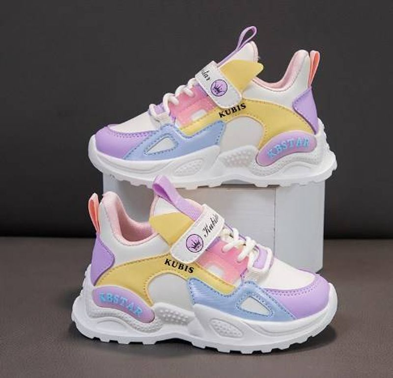 Kinderschuhe, Mädchenschuhe, atmungsaktive Schuhe mit doppeltem Mesh, leichte, weiche Sohlen, mittelgroße und große Sportschuhe für Kinder und Mädchen, Freizeitschuhe_voghion.com