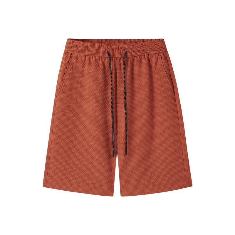 Short de sport en seersucker pour homme, vêtement d'été fin, tendance, ample, cinq points, séchage rapide, décontracté_voghion.com