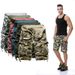 2024 Neue große Herren-Camouflage-Cargo-Shorts mit mehreren Taschen und lockerer, lässiger 5/10-Shorts_voghion.com