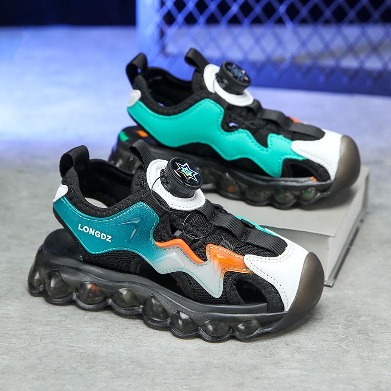 Children's shoes, boys' summer version, medium large baotou sandals, non slip, soft sole, and odor resistant children's_voghion.com