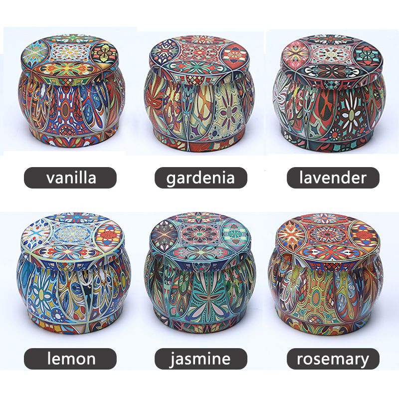 Popular European and American Aromatherapy Candle Creative Aromatherapy Candle Hot selling Plant Oil Aromatherapy Candle Six Piece Set_voghion.com