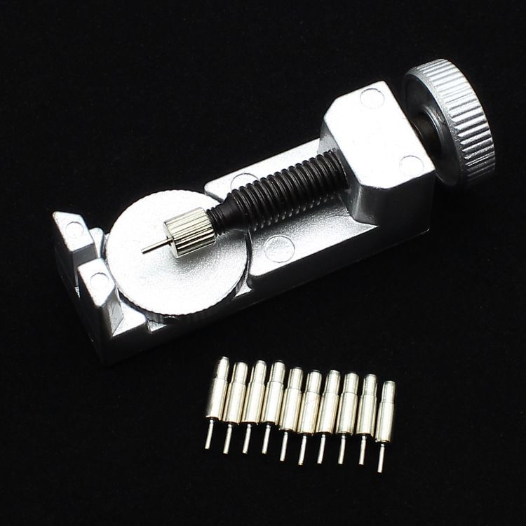 Αποστολή δέκα ακίδων εργαλείο αφαίρεσης μπρασελέ ρολογιού μεταλλικό μπρασελέ ρολογιού ρυθμιστής ρολογιού κόφτης χαλύβδινου μπρασελέ αφαίρεση μπρασελέ συντήρηση ρολογιού_voghion.com