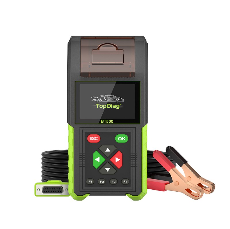 PSBT500 Multifunktionsbilbatterianalysator 12V 24V blysyrebatteri CCA belastningstest termisk printrelæ lækagefrekvens dysedetektion_voghion.com