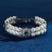 Doppelschichtiges Barock-Muschel-einfaches, elegantes Ins-High-End-Perlenarmband_voghion.com