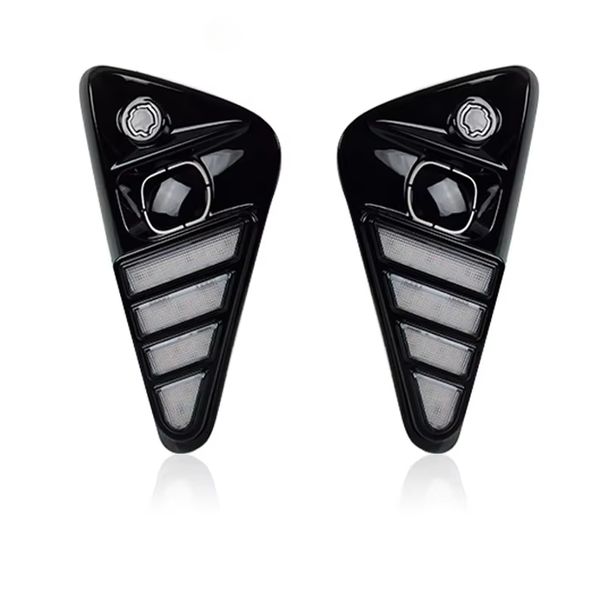 Luci diurne a LED DRL per auto per Toyota Yaris Cross 2023 2024 con indicatori di direzione gialli dinamici._voghion.com