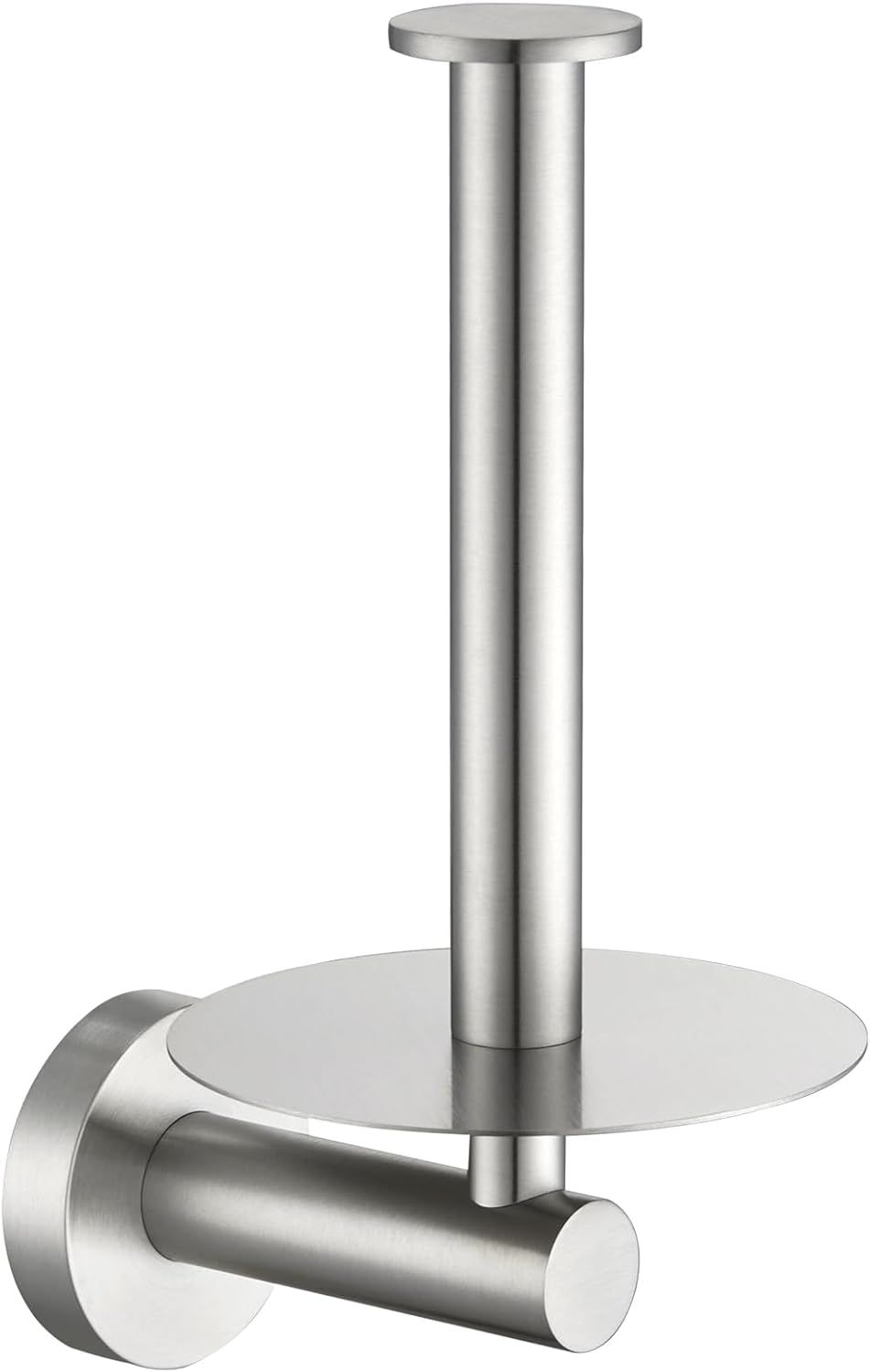 Supporto per TP in acciaio inox - Piastra circolare per montaggio a parete_voghion.com