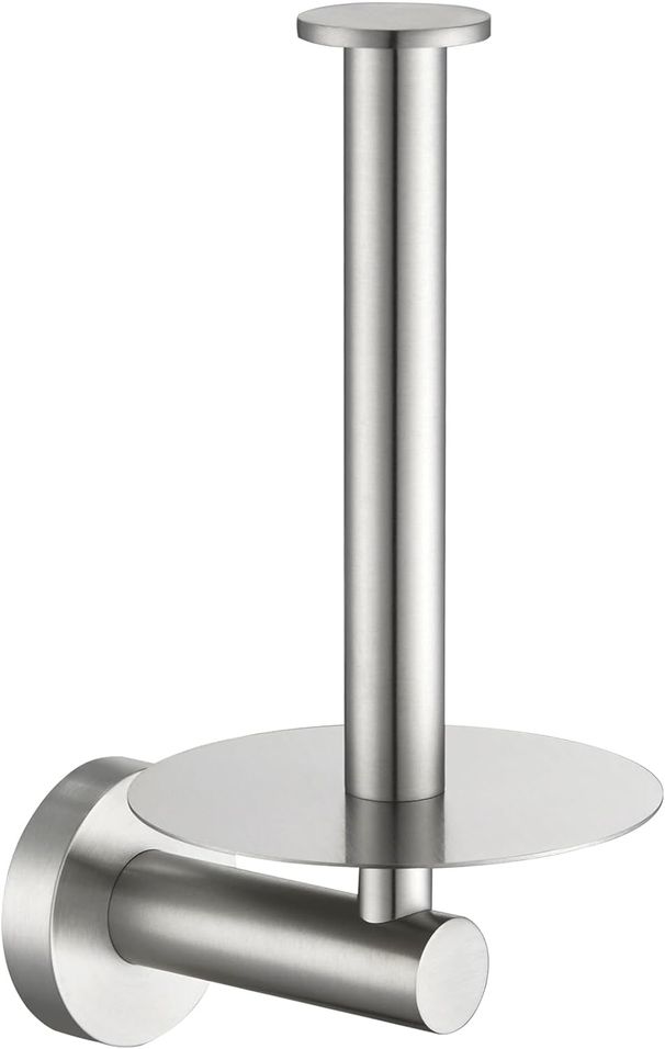 Supporto per TP in acciaio inox - Piastra circolare per montaggio a parete_voghion.com