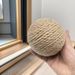 Teaser Stick Cat Self-Entertainment Chewing Sisal Teeth Grinding Durable 10cm Extra Large Toy Ball_voghion.com