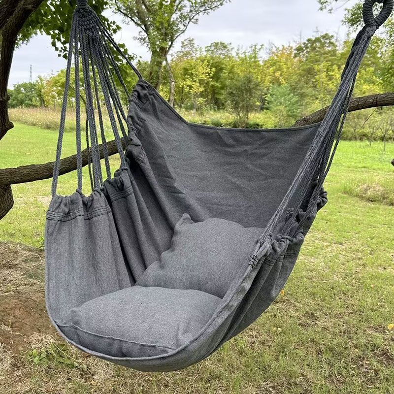 College Student Hängematte Outdoor Korb Schlafsaal Balkon Schaukel Schlafzimmer Indoor Kinder Leinwand Hause Hängen Stuhl_voghion.com