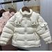 Children's Down Jacket Thickened Detachable Hooded 2024 Winter New White Duck Down Boys And Girls Short Coat For Middle And Large Children_voghion.com