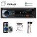 1din MP3 Digital Bluetooth Car Player FM Radio Stereo Audio Music USB/SD With In Dash AUX Input_voghion.com