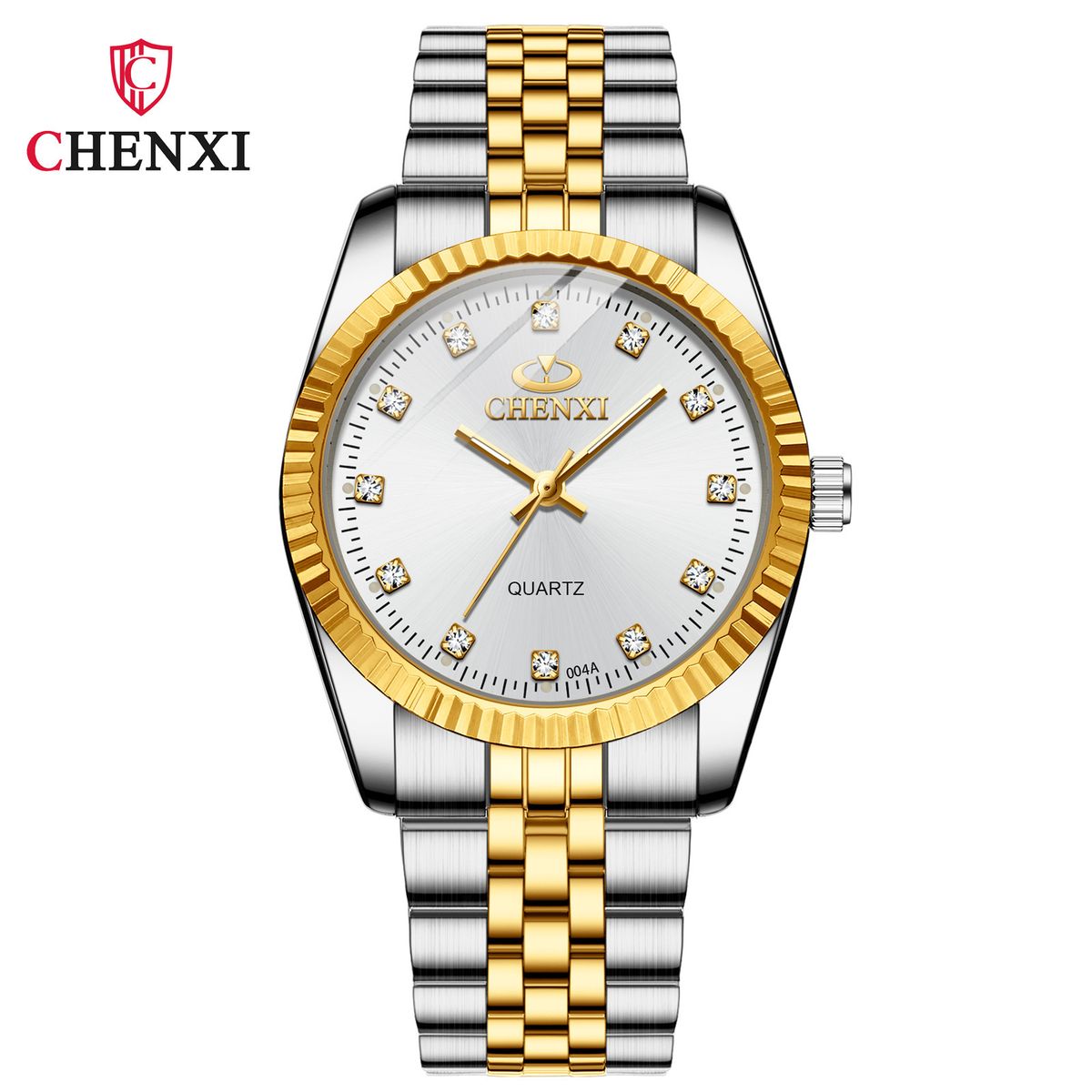 CHENXI Dawn Brand Quartz 004A Women's Watch Couple Watches Gold_voghion.com