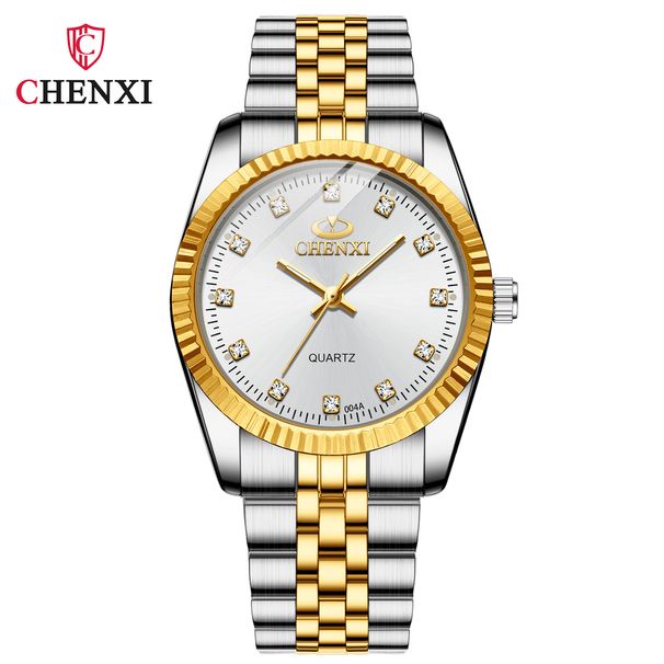 CHENXI Dawn Brand Quartz 004A Women's Watch Couple Watches Gold_voghion.com