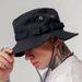 Heißer Verkauf 2024 Neuer Taschendesign-Trend Retro Street Function Bucket Hat Männer und Frauen Kordelzug Verstellbarer großer Dachvorsprung Sonnenschirm_voghion.com