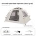 Tenda da campeggio portatile pieghevole per esterni, per la notte, impermeabile, ispessita, da spiaggia, completamente automatica, con apertura a un pulsante e_voghion.com
