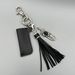 Vintage Metal Keychain With Braided Detail & Gemstone Accent – Handcrafted Boho Chic Accessory For Keys, Lighters, Or Bag Charms (Sizes S-M)_voghion.com