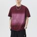 Summer Gradient Washable Cotton Sleeve T-shirt Men's China-Chic Leisure_voghion.com