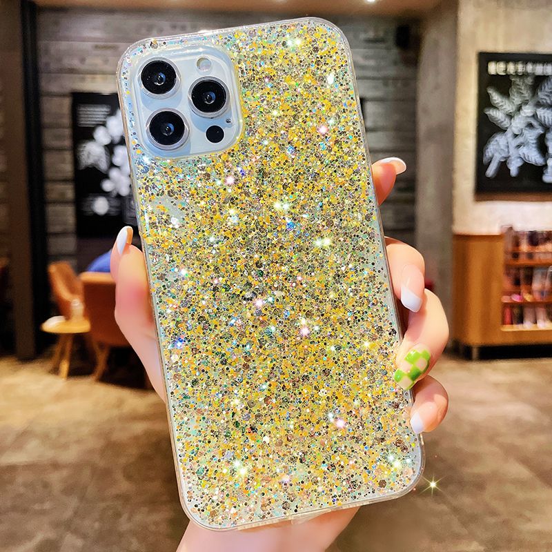 Per Samsung S21 Ultra S20 FE Nota 20 Ultra 10 Plus Custodia Glitter Cover Samsung Galaxy A52 A72 A32 A71 A51 A70 A50 A21S A1_voghion.com
