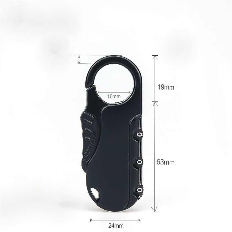 Elektrisches Drahtseil-Helm-Mountainbike-Bremsen-tragbares Gepäck-Codeschloss_voghion.com