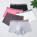 Atmungsaktive Boxershorts aus Polyester mit mittlerer Leibhöhe für Herren – weiche, bequeme Unterwäsche für den täglichen Gebrauch (mehrere Farben und Größen)_voghion.com