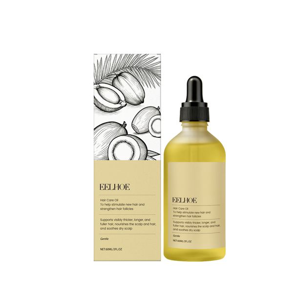 EELHOE Batana ätherisches Öl nährt die Kopfhaut, spendet Feuchtigkeit, sorgt für glatten, natürlichen Glanz und Haarpflege-Essenz_voghion.com
