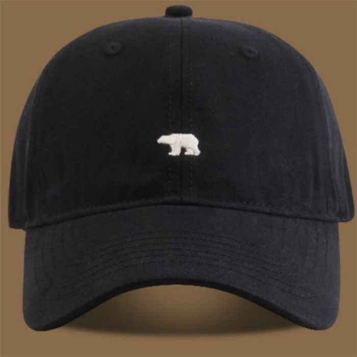 Basebollkeps, isbjörnsbroderat nät, älskare kan bära trendig solskyddsmössa_voghion.com