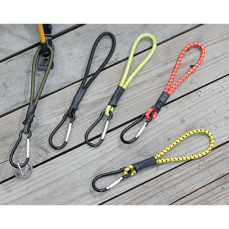 Outdoor mountaineering buckle, hook, multi-functional camping tent rope, portable, high-strength tensile elastic rope_voghion.com