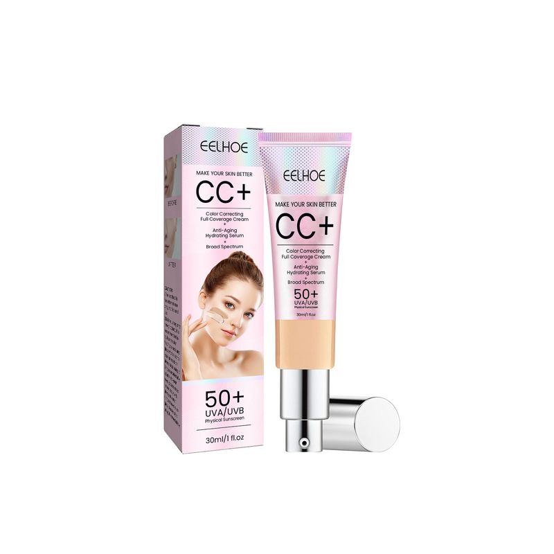 Naturlig concealer Vattenfast Makeup Repair Whitening Skin Moisturizing cc Cream_voghion.com