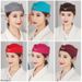 Hot Sale Elegant Stewardess Uniform Hats Wool Felt Berets Hat Cosplay Costume Role Play Prop for Women Fedoras Airline Formal Cap_voghion.com