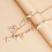 Bohemian Summer Beach Shell Waist Chain Seaside Travel Imitation Pearl Starfish Conch Pendant Body Chain_voghion.com