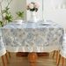 Coffee Tablecloth Picnic Tablecloth Rectangular Floral Lace Trim_voghion.com