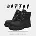 Outdoor Hiking And Leisure Martin Boots Retro Thick-soled Heightening Tooling Boots Men's Boots_voghion.com