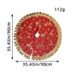 Elegant Christmas Tree Skirt With Snowflake & Reindeer Print – Festive Holiday Decor Mat For Tree Base, Fireplace & Party Setup_voghion.com