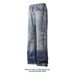 Men's Clothing Autumn Niche Design Pants Cat Whisker Faded Jeans - Retro American Straight Leg With Subtle Flare For Autumn (Black & Blue, 7 Sizes)_voghion.com