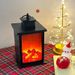 ins Winter Simulated Flame Fireplace Electronic Atmosphere Room Desktop Ornament Christmas Decorative Lamp_voghion.com