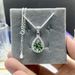 Women's Jewelry Large Carat Super Flash Water Drop Pear Shaped D Grade Moissanite Pendant 3 5 Carat Moissanite Necklace_voghion.com