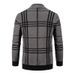 Herren neuer Herbst-Cardigan, gestreift, lockerer Pullover_voghion.com