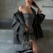 Women’s Oversized Suede Jacket – American Street Style Lapel Coat (Dark Gray, S-L)_voghion.com