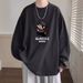 Long Sleeved T-Shirt For Boys In Spring Autumn Round Neck Fashion, Casual And Versatile, Handsome Base Shirt, Loose_voghion.com