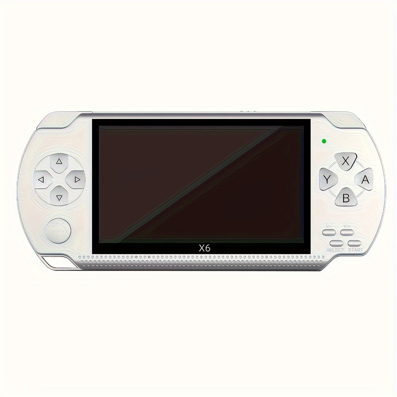 Az X6 hordozható játékkonzol 4,3 hüvelykes nagyfelbontású képernyővel, 8 GB RAM-mal, több mint 20 000 beépített játékkal, zenével és videóval._voghion.com