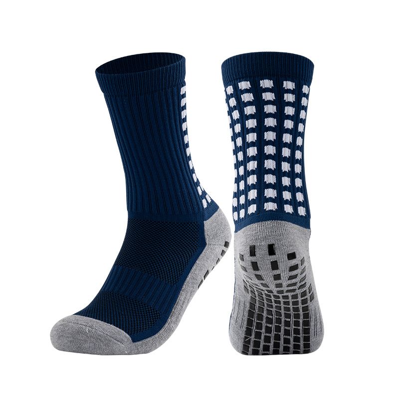 Calzini da uomo, calzini da calcio, calzini spessi in spugna, calzini lunghi da corsa per adulti, colla antiscivolo, resistenti all'usura, sopra il ginocchio, calzini sportivi_voghion.com