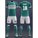 Conjunto de traje de fútbol de cuerpo completo 2024 para hombre, uniforme de equipo de entrenamiento de competición para adultos, manga corta_voghion.com