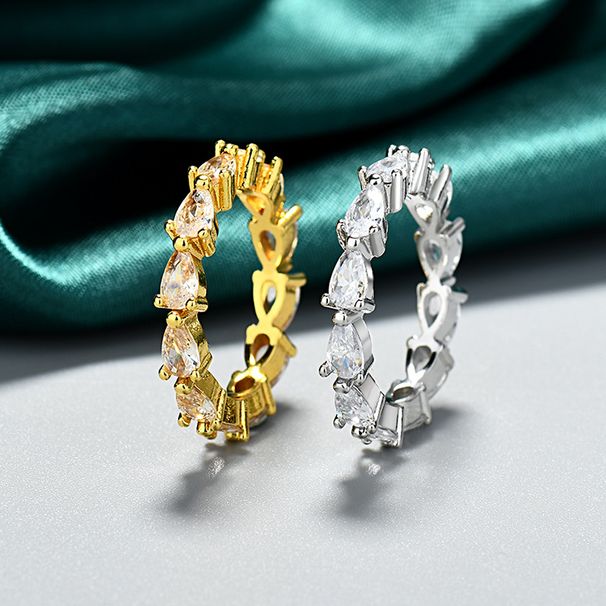 Anelli di coppia geometrici con diamanti, unisex, hip hop, di lusso, da donna, alla moda, con zirconi_voghion.com