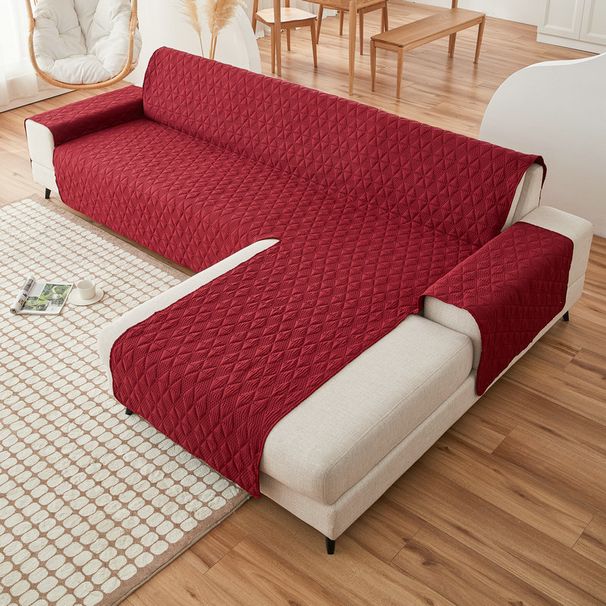 Luxury Chaise Lounge Sofa Cover - Waterproof & Non-Slip Protector For Sectional Couches_voghion.com