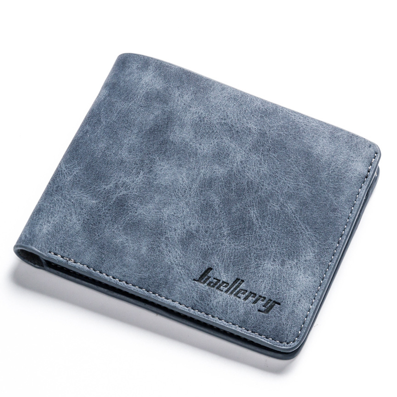 baellerry men's wallet short student retro frosted two-fold vertical style new wallet manufacturer wholesale_voghion.com