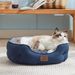 Pet cat's nest can be machine washable winter warm plush dog's nest pet sofa mattress_voghion.com