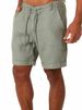 Suitable For All Seasons Summer New Solid Color Drawstring Sports Men's Shorts Casual Pants_voghion.com