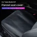 Anti-schmutzig Sitzbezug Kissen für Tesla Modell 3 Y Flanell Anti-Kick Weiß Schwarz Pads Spezielle Custom Matte Innenraum Auto_voghion.com